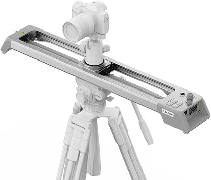 Zeapon EVO 125°Panorama Rotating Motorized Camera Slider, Powerful Quiet Motor for 5.5-11Lbs Payload, 23.6''/60cm Light Compact Slider Dolly with Carrying case, Buttons & App Control (D60 (23.6''))