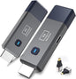 Wireless HDMI Transmitter and Receiver, 165ft/50m Wireless HDMI for 4K Decode Input 1080P Output, Plug&Play Portable 2.4G/5.8G for Video and Audio to Monitor from PC/Projector/TV Box