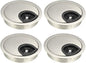uxcell Cable Hole Cover, 2.4Inch/60mm Zinc Alloy Desk Wire Cord Cable Grommets Hole Cover for Office PC Desk Cable Cord Organizer, 4Pcs Wire Drawing Silver
