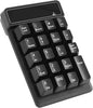 RaceGT Bluetooth Number pad, 19-Keys Wireless Numeric Keypad, Portable Mini Multi-Function Accounting Number Keypad Keyboard Extensions for Laptop/Desktop/Notebook