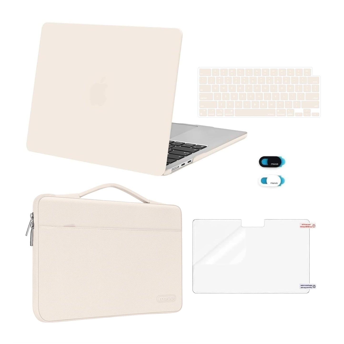 MOSISO Compatible with MacBook Air 13 inch Case M5 2026 M4 M3 M2 2025-2022