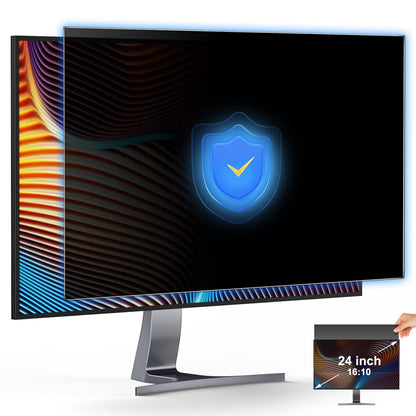 JEAPKA [2-Pack] 24 Inch Privacy Screen for Monitor Computer Screen Privacy Filter for 16:10 Widescreen Monitor Desktop PC Monitor Privacy Film Monitor Privacy Shield and Anti-Glare Protector
