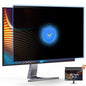 JEAPKA [2-Pack] 24 Inch Privacy Screen for Monitor Computer Screen Privacy Filter for 16:10 Widescreen Monitor Desktop PC Monitor Privacy Film Monitor Privacy Shield and Anti-Glare Protector