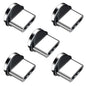 Ankndo Magnetic Connector Tip Heads [5-Pack] USB C Adapter 360 Rotating Strong Phone Cable Adapter for Type C Device