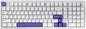 EPOMAKER Galaxy100 QMK/VIA Wireless Mechanical Keyboard with 8000mAh Battery and Numpad, CNC Aluminum, Full Size Gaming Keyboard, USB-C/BT5.0/2.4Ghz (White Purple, Marble White Switch)