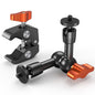 K&F CONCEPT 11" Magic Arm Clamp with ARRI 1/4" & 3/8" Thread Screw