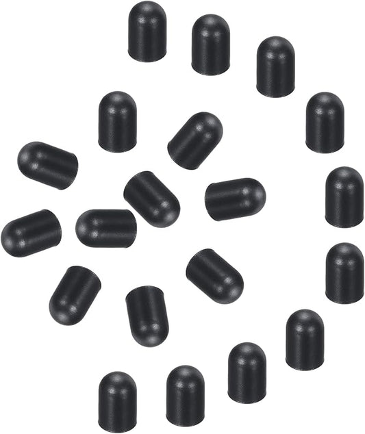 MECCANIXITY 20pcs Replacement Stylus Pen Tips 4.5mm Conductive Capacitive Touch Screen Pens Tips Silicone Rubber, Black