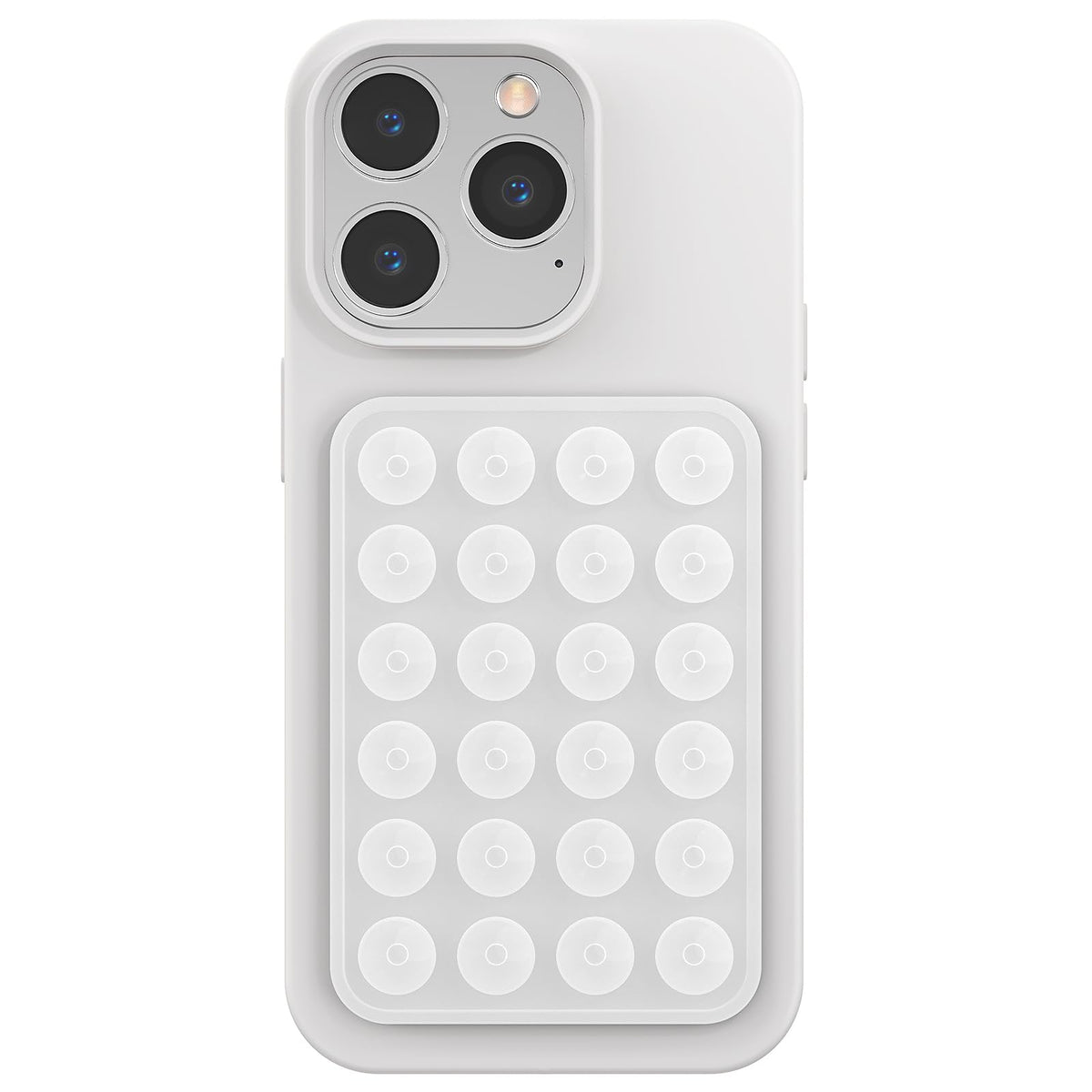 Silicone Phone Sticky Grip, Suction Phone Case Mount for iPhone and Android, Hands-Free Sticky Cell Phone Grip, Mobile Fidget Mirror Holder for Selfies and Videos
