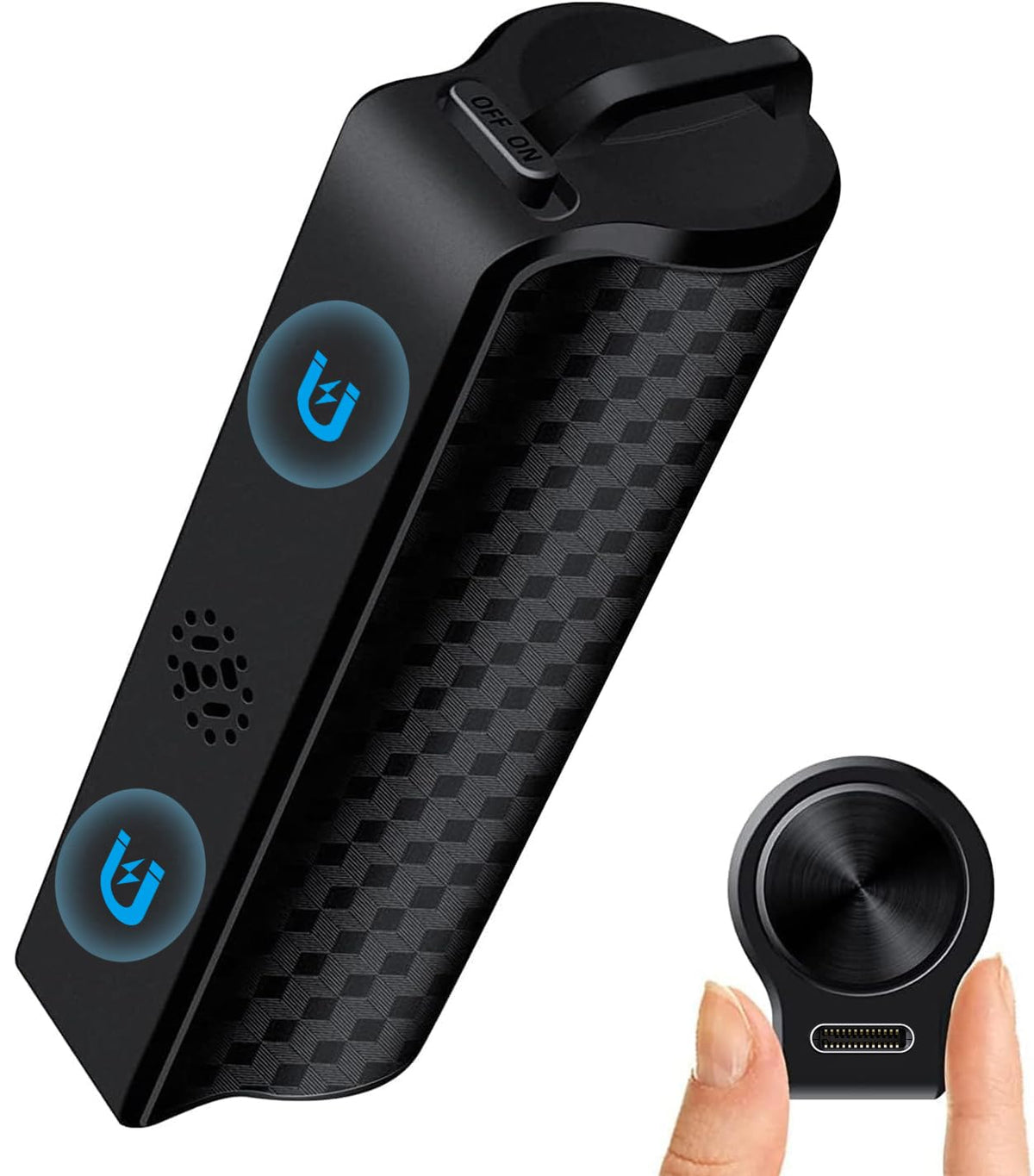128G Magnetic Voice Recorder with AI-Intelligent Triple Noise Reduction,35 Days Continuous Recording Device,Voice Activated Audio Recorder,Digital Voice Recorder for Meetings/Interviews/Classroom…
