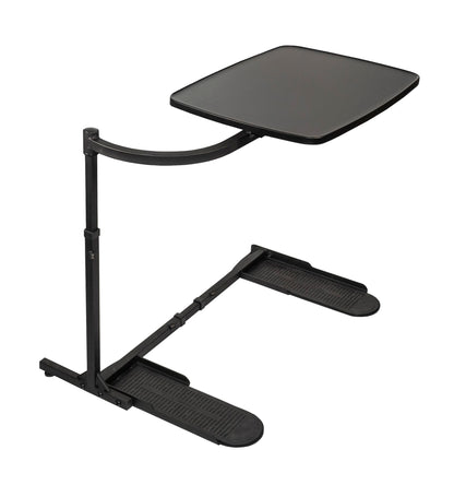 Stander Wonder Tray, Adjustable Swivel Table, Large Laptop Stand, Couch Desk, Side Tables & Gaming Bench, TV-Trays for Eating on Couches, Chairs, Recliners, Black