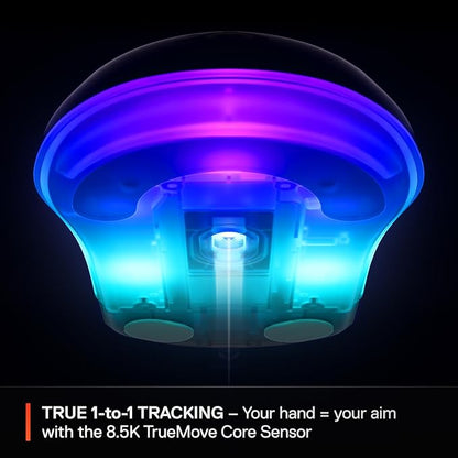 SteelSeries Rival 3 Gen 2 Gaming Mouse — 8500 DPI TrueMove Core Optical Sensor — 60 Million Click Durability — Low Latency — 77g Lightweight — 100% PTFE Feet — RGB — Black