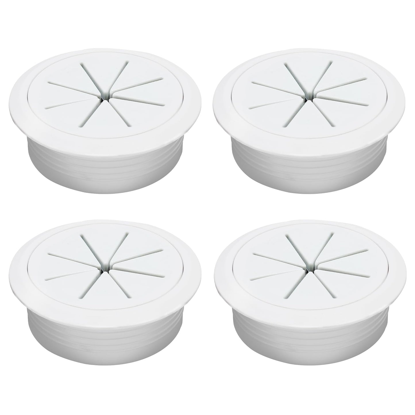 BOPOREAE 4 Pcs Desk Grommet 2-1/16" (53mm), Desk Hole Cover for Cables