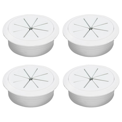 BOPOREAE 4 Pcs Desk Grommet 2-1/16" (53mm), Desk Hole Cover for Cables