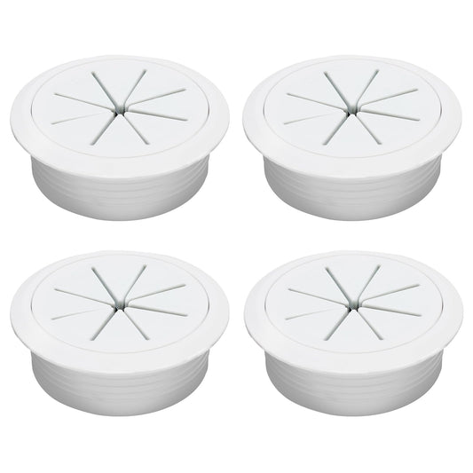 BOPOREAE 4 Pcs Desk Grommet 2-1/16" (53mm), Desk Hole Cover for Cables