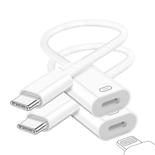 GetsISKON USB C to Lightning Headphone Audio Adapter