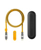 Rolling Square InCharge XL 200cm - USB C Charger Cable, Lightning Cable for Smartphone, Universal Cable Charger 6 in 1, USB Plug, Yellow, 100W