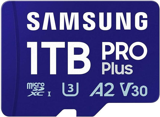 Samsung PRO Plus 1TB microSDXC Memory Card + Adapter, Up to 180 MB/s