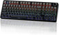 EPOMAKER X Aula F99 PRO Wireless Gaming Keyboard with 8000mAh Battery, Hot Swappable Creamy Keyboard, 2.4GHz/Type-C/BT5.0, NKRO, RGB Backlit for Win/Mac/Gaming (Black Gradient)