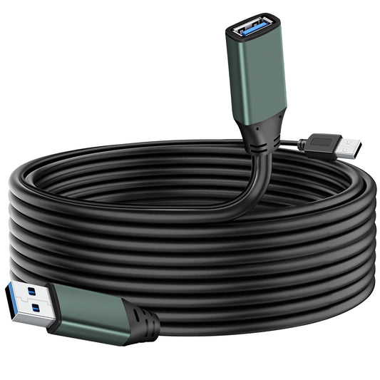 Kumiho 10Ft USB 3.0 Extension Cable Active Type A Male to A Female for PlayStation, Xbox, Keyboard, Mouse, USB Flash Drive, Printer, Camera and More