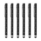 PATIKIL Stylus Pens for Touch Screens, 6 Pcs High Precision Universal Bling Stylus Crystal Metal Capacitive Pen for Touch Screen Devices Phone Tablets Laptop, Pink