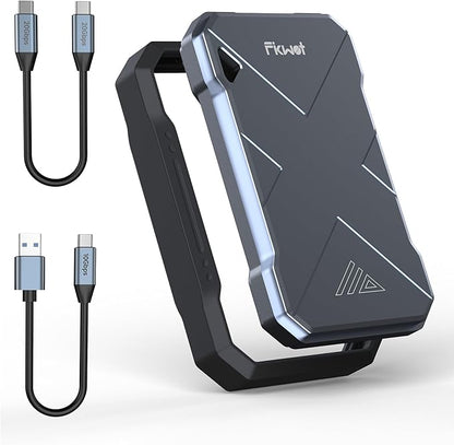 2TB Portable SSD, Up to 2050MB/s, USB 3.2 Gen2 USB-C, IP68 Water & Dust Resistant, Shockproof, External Solid State Drive for Smart TV, Cameras, iPhone 16/15, Windows, Mac and Other Devices (FP90)