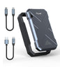 500GB Portable SSD, Up to 2050MB/s, USB 3.2 Gen2 USB-C, IP68 Water & Dust Resistant, Shockproof, External Solid State Drive for Smart TV, Cameras, iPhone 16/15, Windows, Mac and Other Devices (FP90)