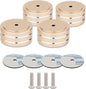 4Pcs Audio Isolation Feet Load 400KG Anti Vibration Pads 40 * 20mm(Gold)
