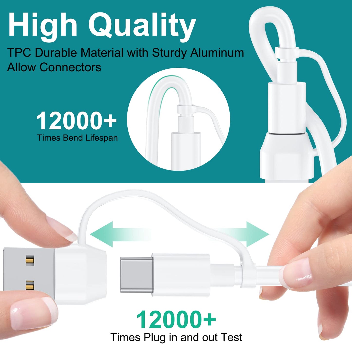 4 in 2 Apple Watch Charger, USB C Apple Charger Cable for iPhone 17, Magnetic Charging Cord for iWatch Series SE/8/7/6/5/4/3/2 - Wireless Travel i-Watch Charger AirPods&iPad-6FT