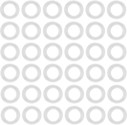 200Pcs Clear O-Ring Switch Dampeners Keycap for Mechanical Keyboard Cherry Mx, White…