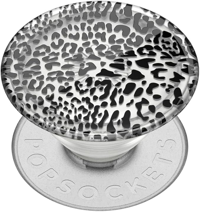 PopSockets Adhesive Phone Grip, Holder, Phone Stand, Black - Translucent Black Smoke