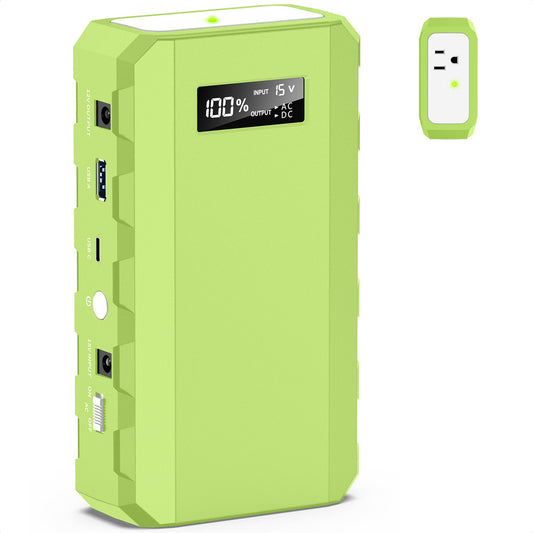 Apowking Portable Power Bank with AC Outlet, 65W Portable Laptop Charger