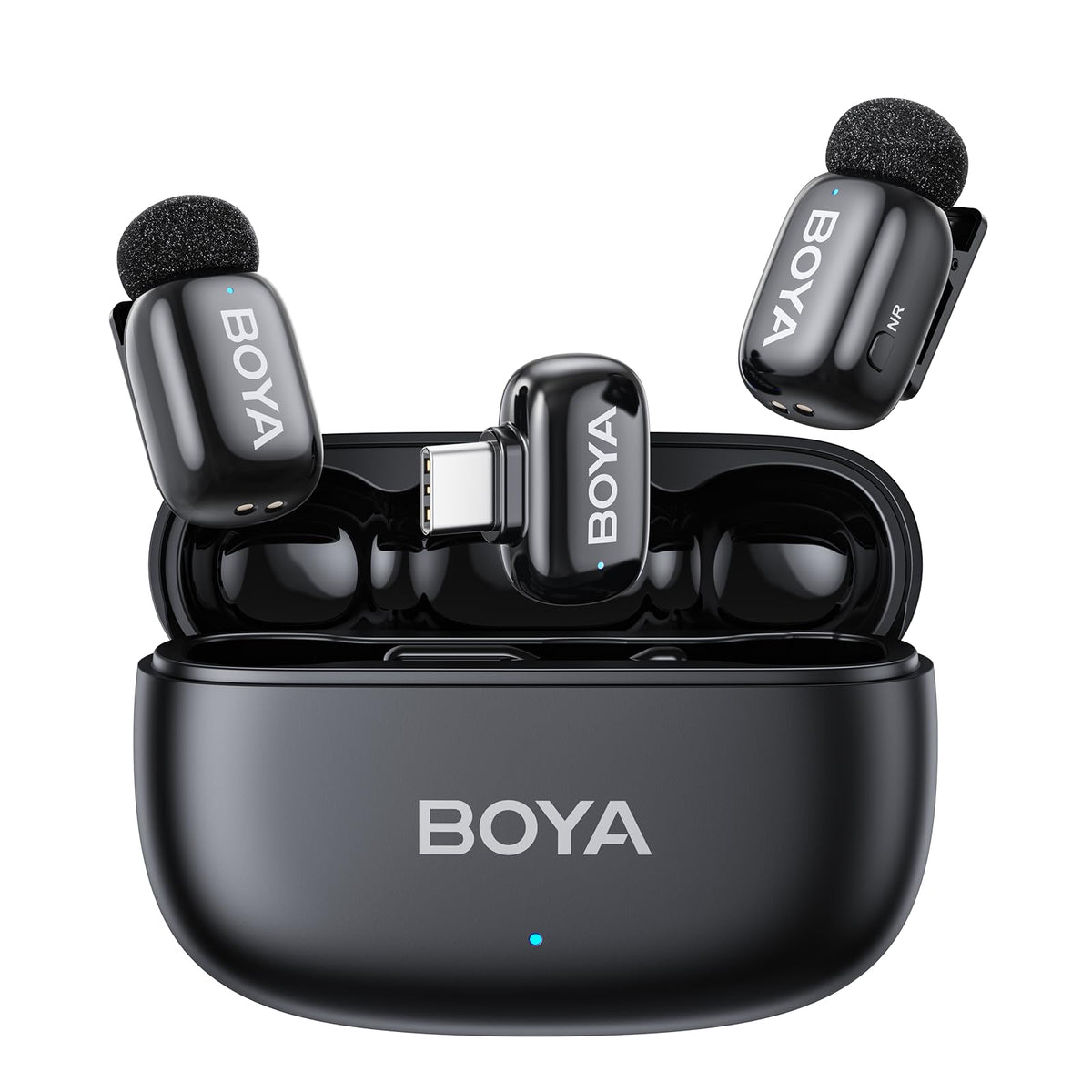 BOYA mini 2 Wireless Lavalier Microphone for iPhone 5-17 & Android Phone