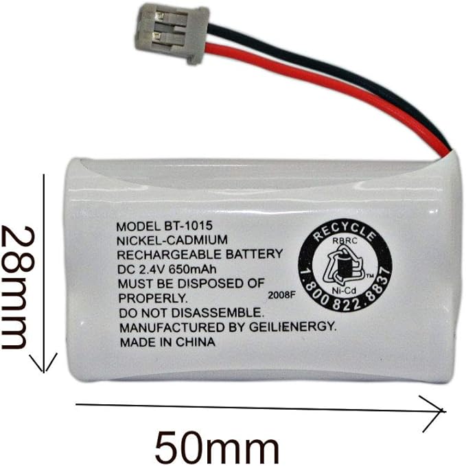 GEILIENERGY BT-1015 BT1015 Battery Compatible for Uniden BT1007 BT-1007 BT904 BT-904 BBTY0651101 BBTY0460001 BBTY0510001 BBTY0624001 BBTY0700001 HHR-P506, HHR-P506A Cordless Phone(3-Pack)
