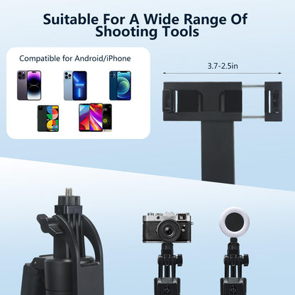 Auto Face Tracking Tripod for iPhone with Light and Remote Control