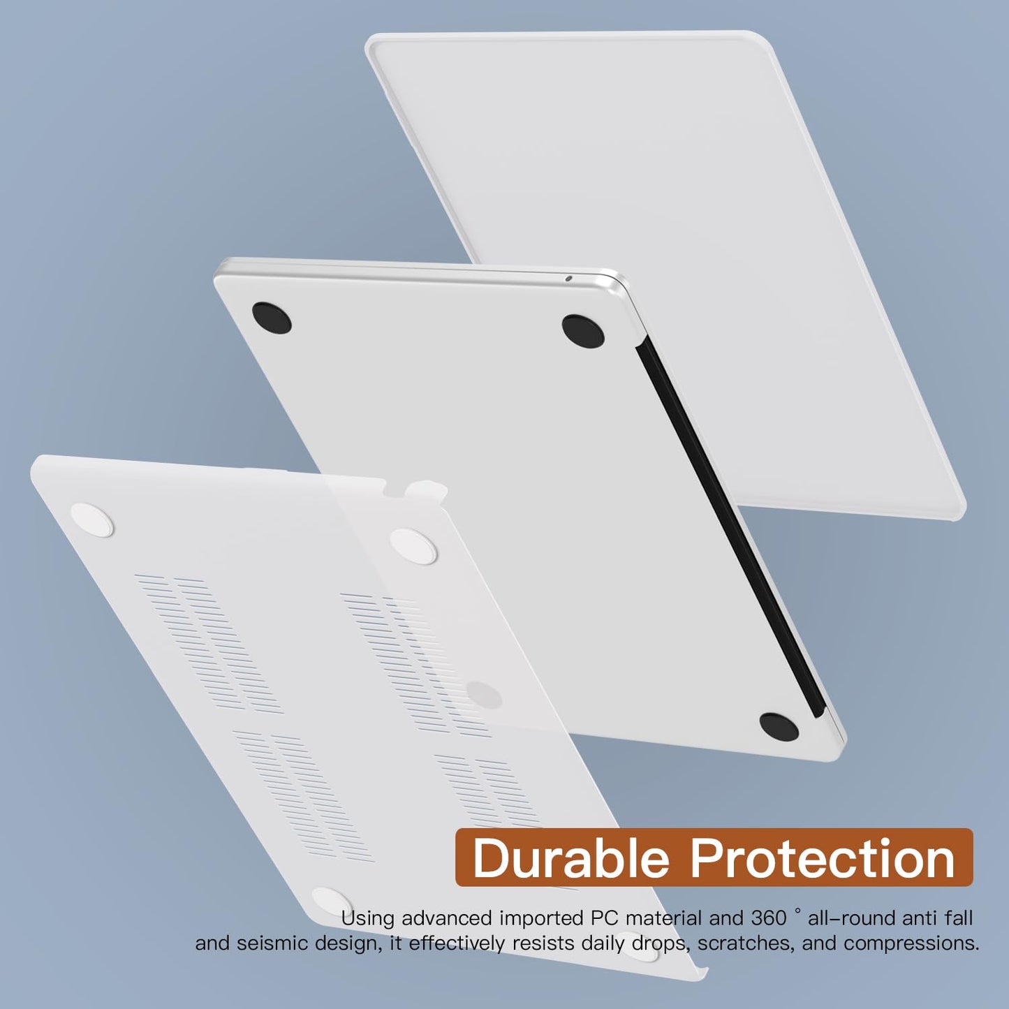 CISSOOK Compatible with MacBook Air 13 inch Case M2 M3 M4 M5