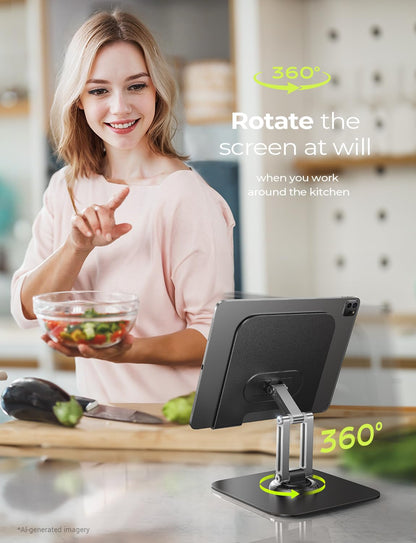 LISEN for iPad Stand Holder, Aluminum Tablet Stand Holder for iPad