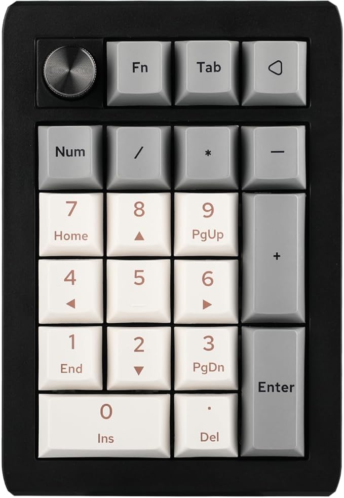 EPOMAKER EK21 VIA Gasket Number Pad w/ 1000mAh Battery, BT 5.0/2.4GHz/Wired