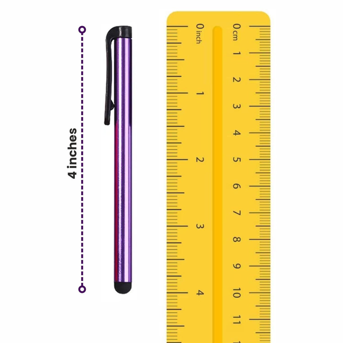 TCD 100 Pack Stylus Pen Set - Touch Screen Devices, Thick Rubber Tip, Multi