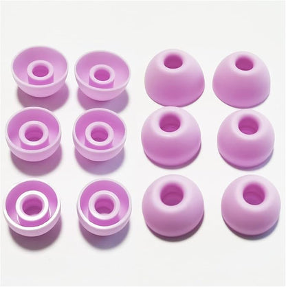 Silicone Eerbuds Tips for Beats Fit Pro Replacement Ear Tips for Beats Fit Pro/Beats Studio Buds Earbuds 6 Pairs LMS Purple