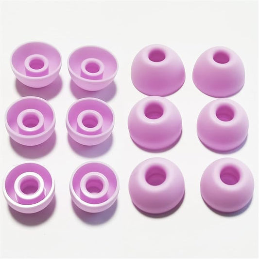 Silicone Eerbuds Tips for Beats Fit Pro Replacement Ear Tips for Beats Fit Pro/Beats Studio Buds Earbuds 6 Pairs LMS Purple