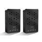Surge Protector Nikleb, Wall Outlet with 4 USB Ports 5V 4.8A Total, 12 Multi Outlet Extender, Multiple USB Plug Adapter Wall Mount, Phone Chargier Organizer with Phone Holder, Heavy Duty