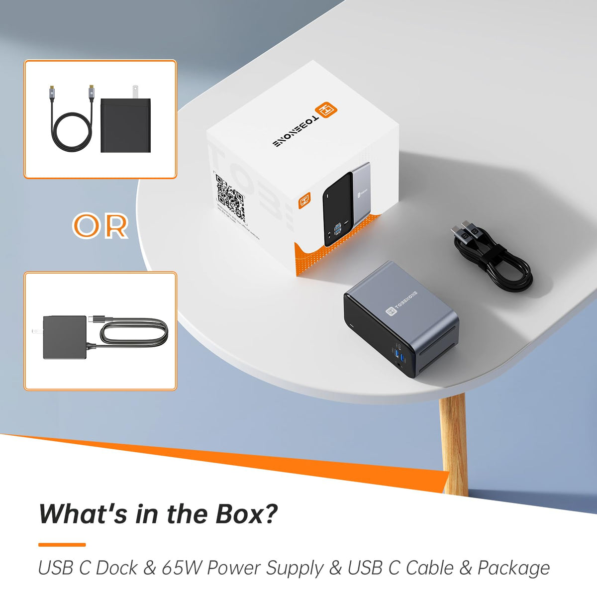 TobenONE USB C Laptop Docking Station Dual Monitor Plug and Play 7 USB Port