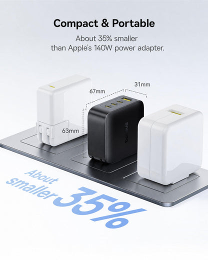 Baseus PD3.1 140W USB C Charger PPS Fast Charger Type C Fast Charging Block
