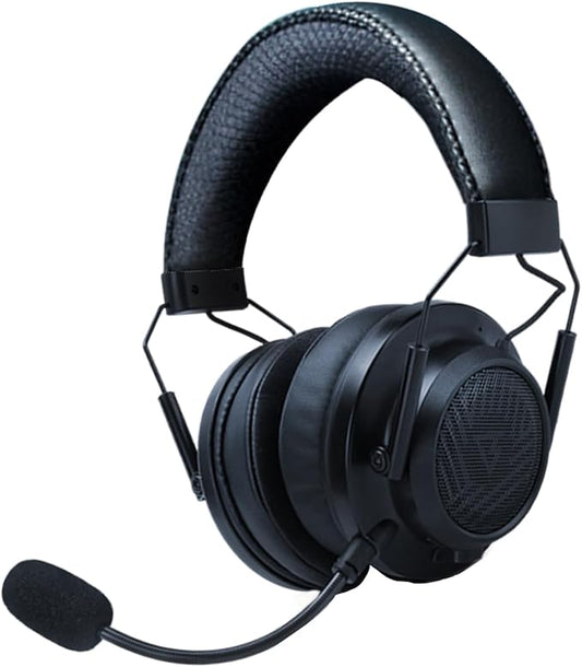 Inwa Headset Wireless with Game, Gaming Headphones with 3D Spatial Audio, 50MM Speaker, Protein Soft Earmuffs, Compatible with PS5/4 PC Phone Switch, Wired Mode for Xbox Series