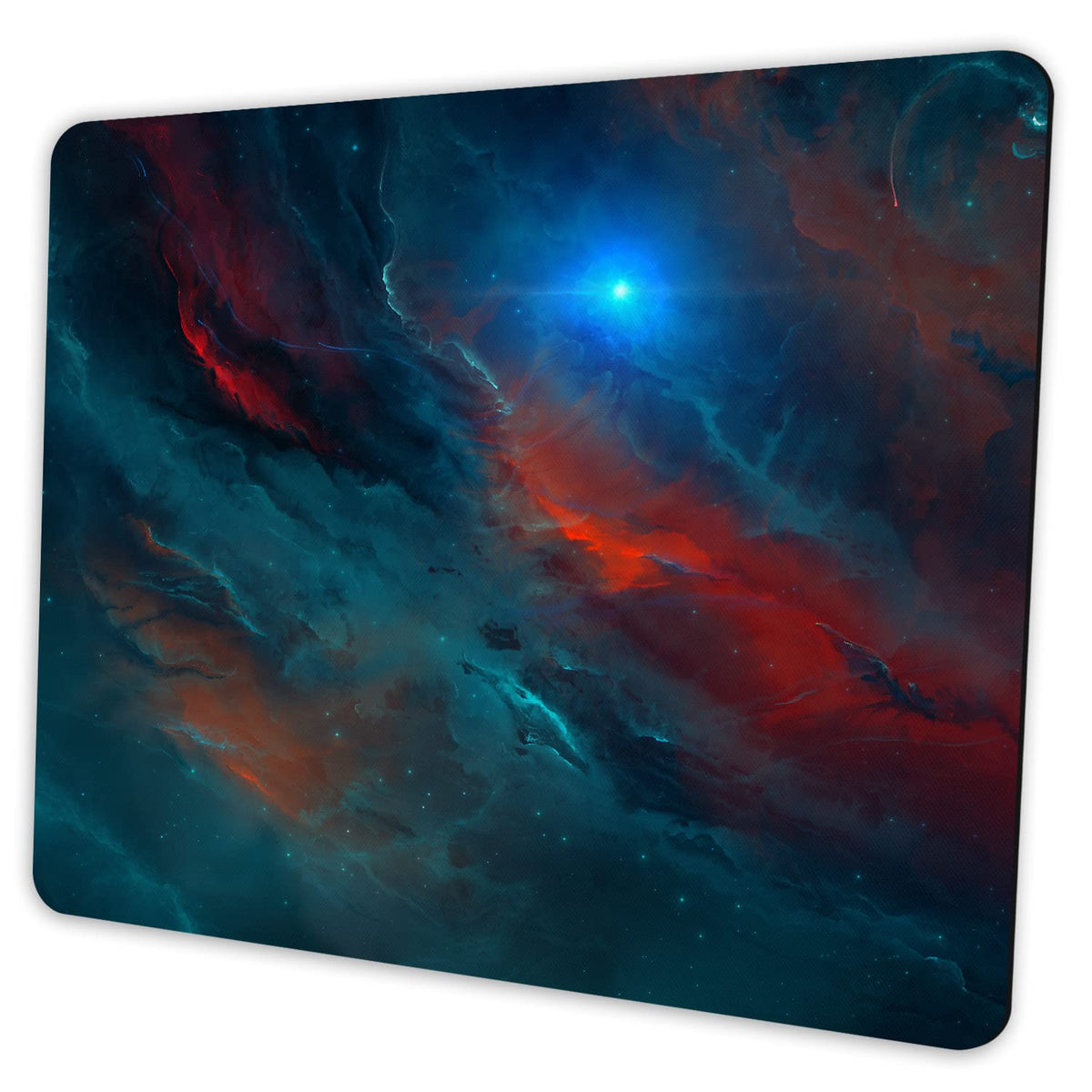 SHALYSONG Watercolor Flower Mouse Pad, 9.5"x7.9" Non-Slip Laptop Mousepad