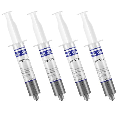 HY-510-100g (25g*4) Thermal Conductivity: >1.93W/m-k CPU Thermal heatsink Paste Silicone Grease Compound Non-Conductive for pc CPU gpu PS4 100 Gram