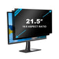 2-PACK 21.5 inch Computer Privacy Screen Filter Suitable for 16:9 Aspect Ratio Widescreen Monitor - Blue Light Filter- Anti-Glare & Anti-Scratch Protector Film ([2-Pack] 21.5" Widescreen (16:9))
