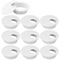 20Pack 2" Black Desk Grommet, HNBun Wire Cable Hole Cover Plug Cap Insert, PC Computer Desk Plastic Grommet Cord Wire Organizer Caps for Hide Office Cords and Cables