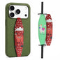 Switchbands Animal Print Phone Grip Strap – Reversible Elastic Strap, Drop Protection, Adhesive-Free, Arthritis Friendly, Wireless Charging Compatible, Universal Fit – Leopard & Pink Tie dye