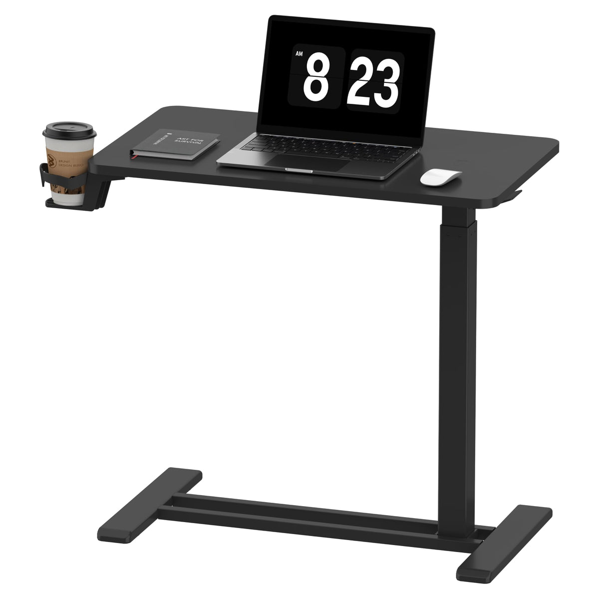 FLEXISPOT 24''Adjustable C Table Gas Spring Mobile Side End Table